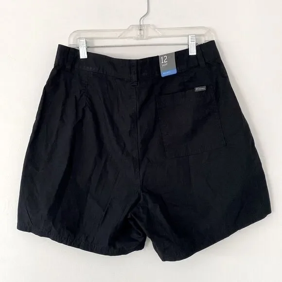 Columbia Black Cargo Shorts Lightweight Sporty Casual Vacation Outdoor Gift NWT - Picture 4 of 14